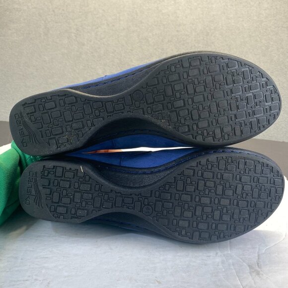 Womens Size 41/10.5-11 Dansko Blue Nubuck Leather Clogs Shoes Slip-On Loafers - Picture 16 of 16